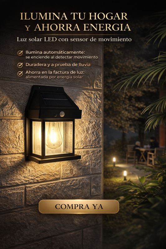 LAMPARA LED DE SENSOR INTELIGENTE